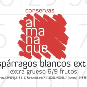 Espárragos Blancos Extra Grueso 6/9 frutos Fr.580ml